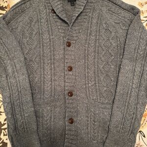 Men's 100% Cotton JCrew Cable Knit Sweater